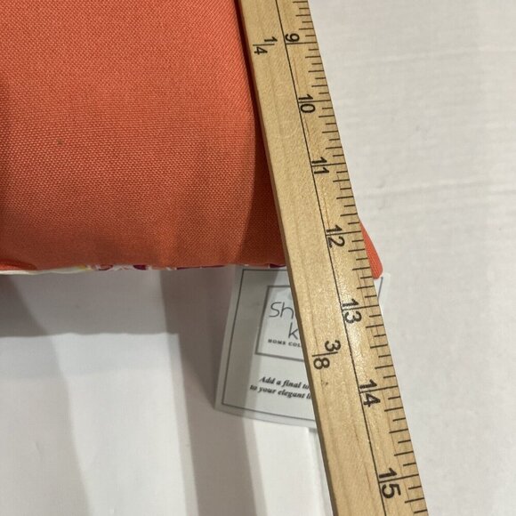 Sherry Kline Outdoor Throw Pillow Pink Floral Rectangle 13x20 Modern Patio - Picture 8 of 10